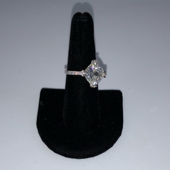 4ct Princess Cut Ring - Picture 14 of 15